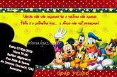 Convite Turma do Mickey - 01