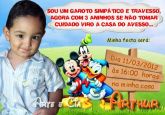 Convite Turma do Mickey - 03